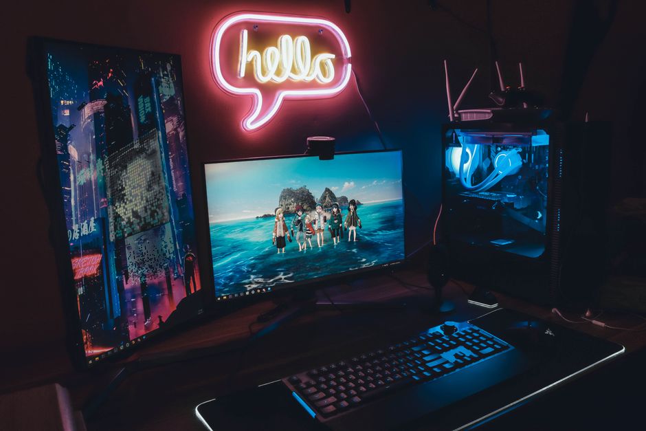 Professional cam streaming setup with interactive toy controls
