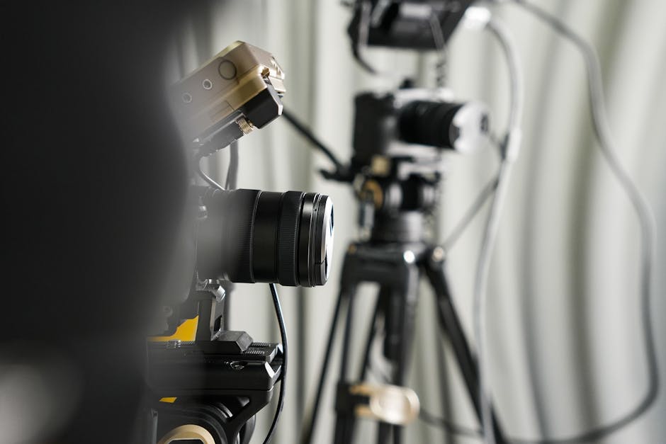 Professional live cam studio setup Japanese performer