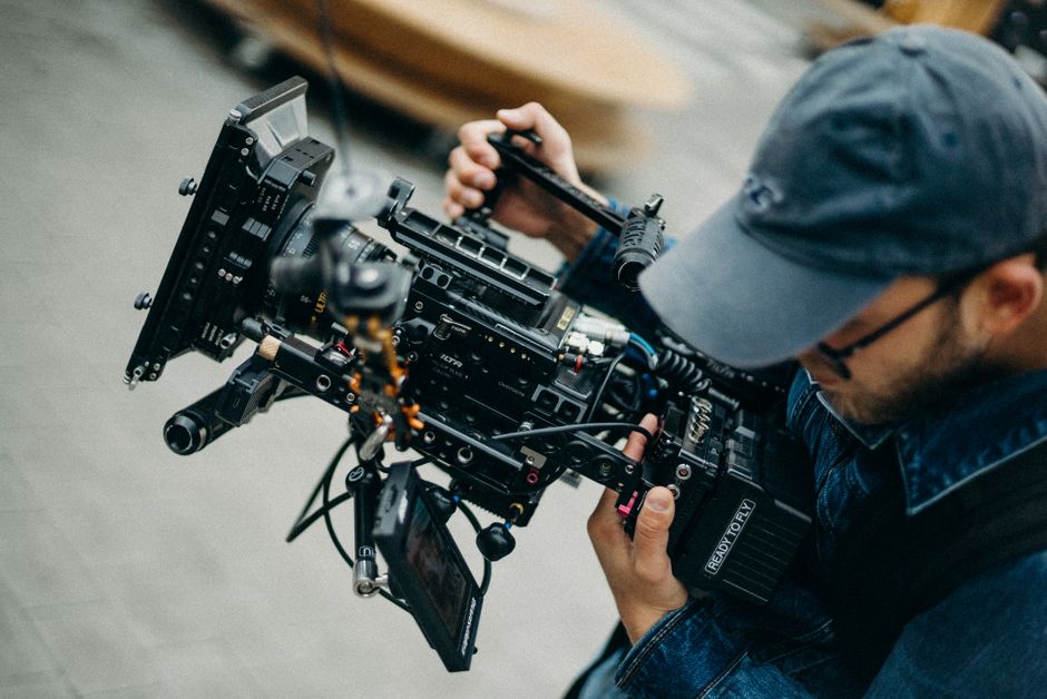JAV studio production behind the scenes lighting crew