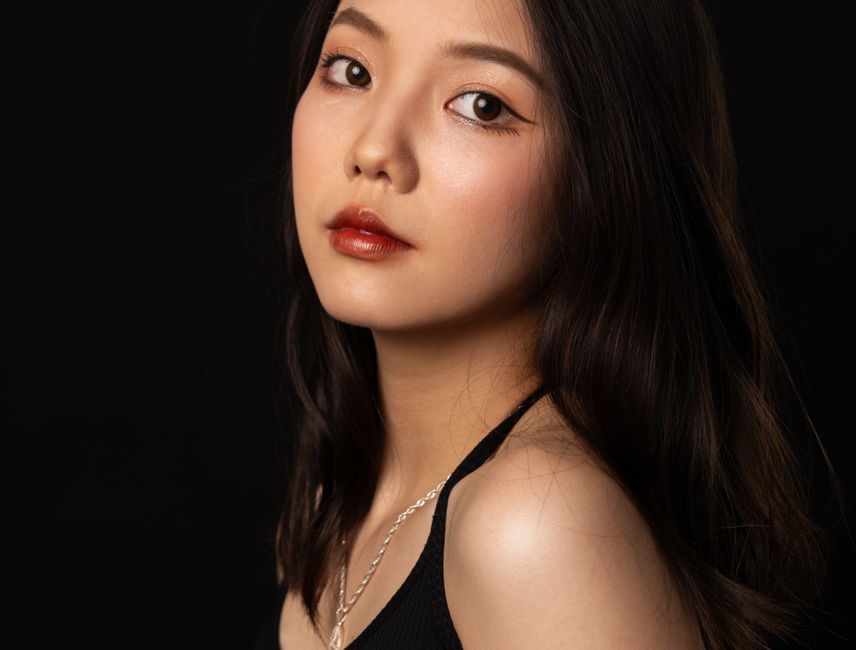 Professional studio portrait with soft lighting