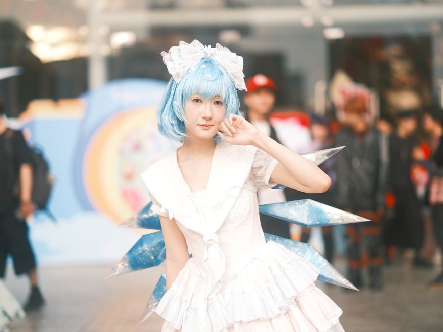 Taiwanese cosplay AV studio with vibrant set design