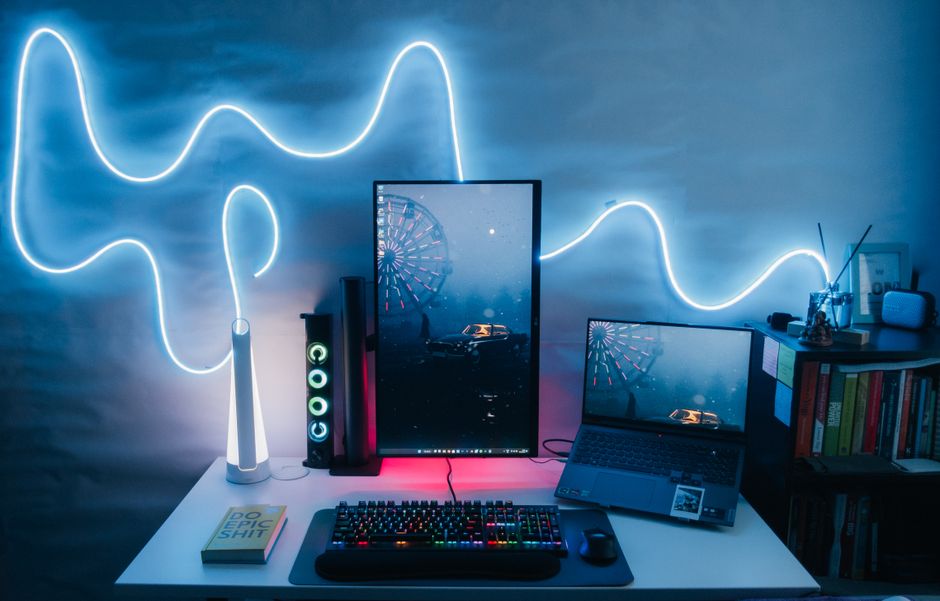 Professional creator studio setup