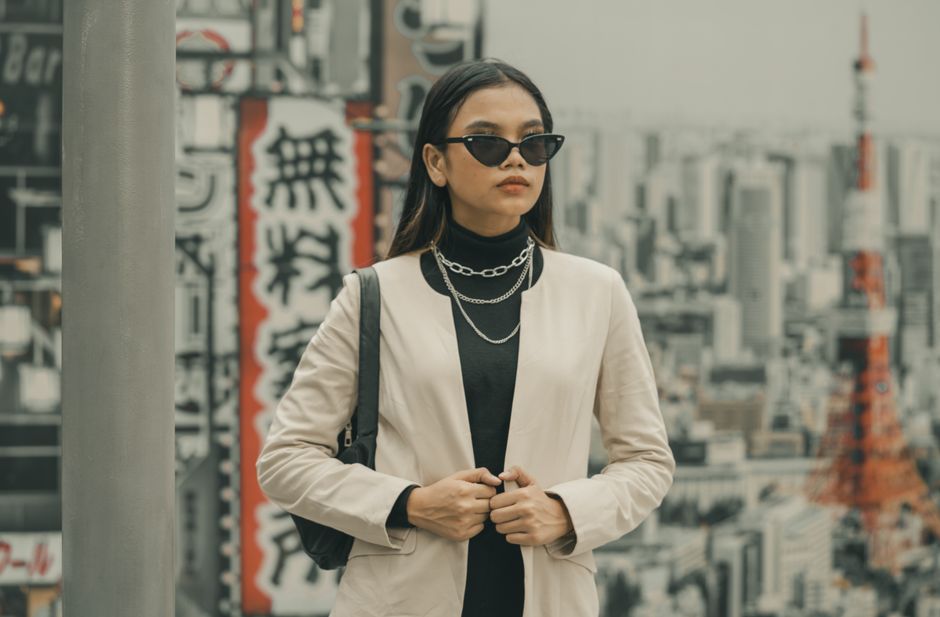 Young Japanese women in Tokyo street style