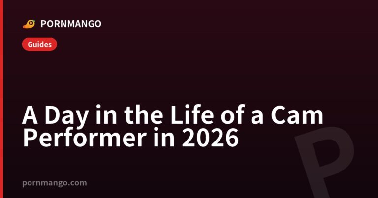 A Day in the Life of a Cam Performer in 2026 — Pornmango