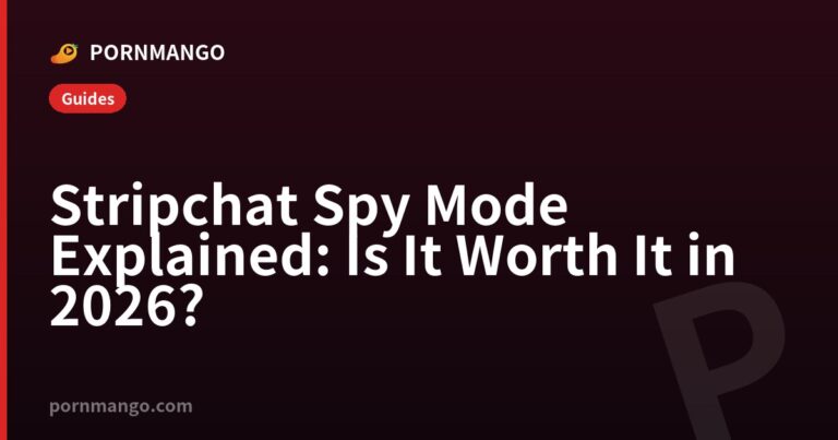 Stripchat Spy Mode Explained: Is It Worth It in 2026? — Pornmango