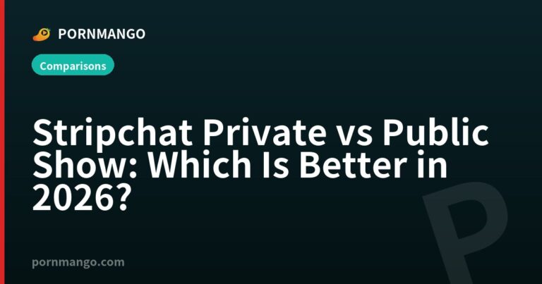 Stripchat Private vs Public Show: Which Is Better in 2026? — Pornmango