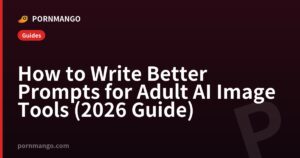 How to Write Better Prompts for Adult AI Image Tools (2026 Guide) — Pornmango