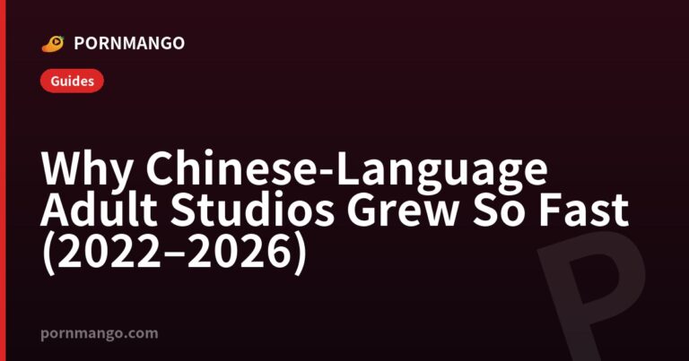 Why Chinese-Language Adult Studios Grew So Fast (2022–2026) — Pornmango