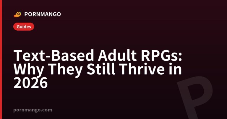Text-Based Adult RPGs: Why They Still Thrive in 2026 — Pornmango