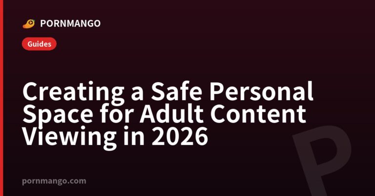 Creating a Safe Personal Space for Adult Content Viewing in 2026 — Pornmango