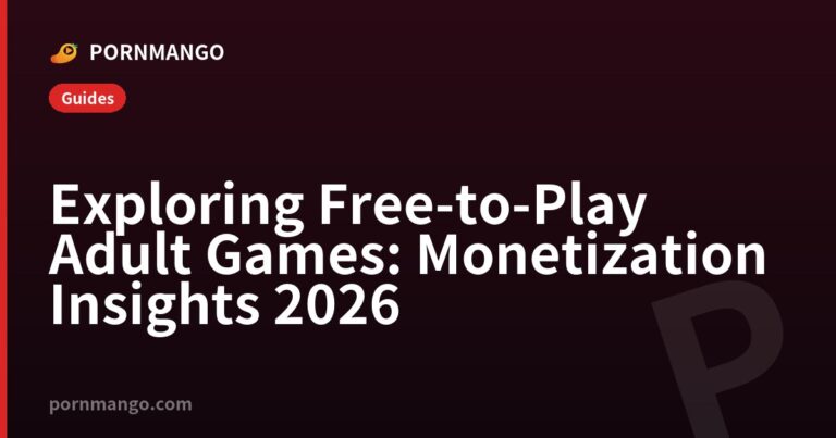 Exploring Free-to-Play Adult Games: Monetization Insights 2026 — Pornmango