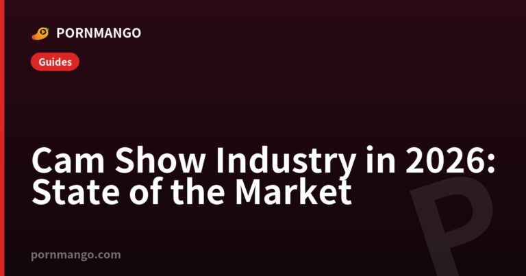 Cam Show Industry in 2026: State of the Market — Pornmango