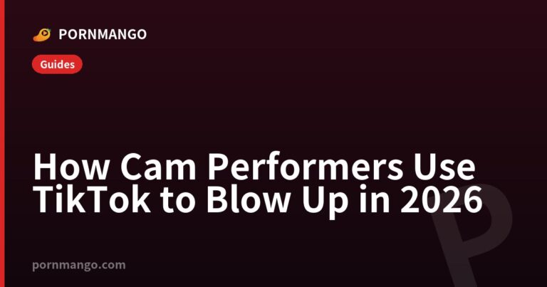 How Cam Performers Use TikTok to Blow Up in 2026 — Pornmango
